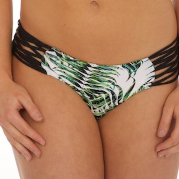 Palm and Havana print reversible bikini NWT - Picture 3 of 9